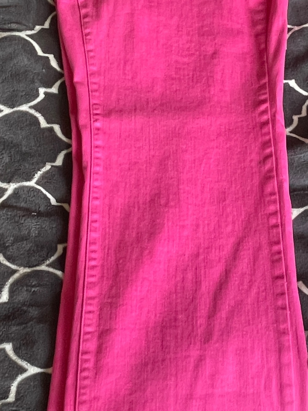 Judy Blue Hot Pink High Rise 90s Straight Jeans Raw Hem 16W